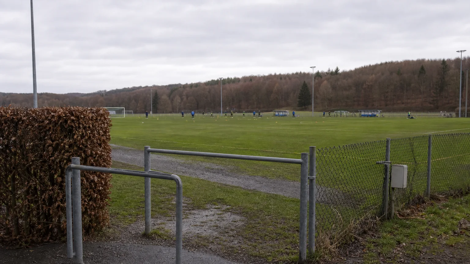 League Two ottelupäivä stadionilla
