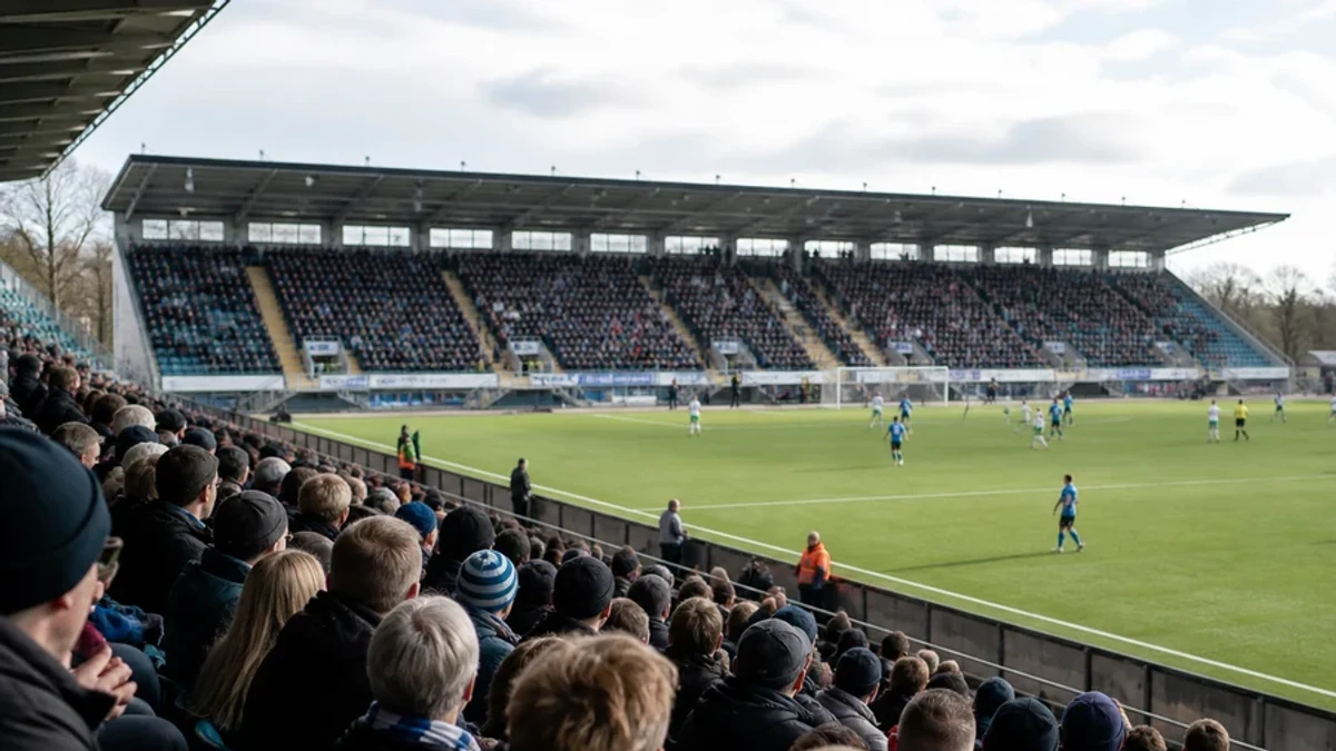 Valioliiga ottelutunnelmaa stadionilla